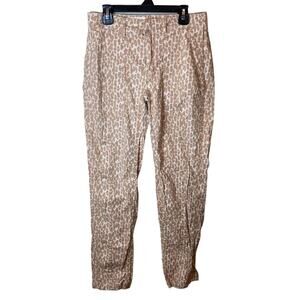 by Anthropologie The Wanderer Leopard Print Pants 25 Animal Print Trouser